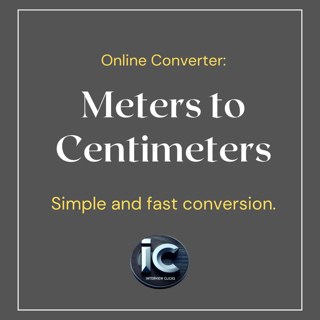 Meter to Centimeter
